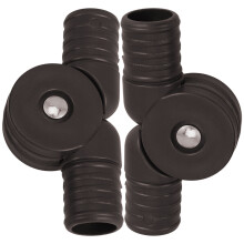5Pairs Durable PP Foldable Lounge Chair Pipe Adapters for Outdoor Use