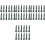 200St Vislijn Bevestigingsclips Plastic Voor 4