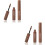 2Pcs Light Brown Eyebrow Dye Waterproof Cream 6