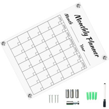 4Sets Leichtes Acryl Wandhänger Schreibtafel Für Planung Und Notizen
