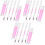 3Sets Violet Brow Mapping Tattoo Pen Plastic Eyebrow Marker Tool 3