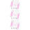 3Sets Violet Brow Mapping Tattoo Pen Plastic Eyebrow Marker Tool 8