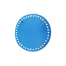 3Pcs Sky-Blue PU Bag Bottom Shaper Pads for Durable Bags