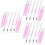 3Sets Violet Brow Mapping Tattoo Pen Plastic Eyebrow Marker Tool 6
