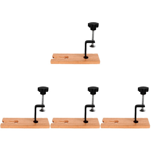 4Ensembles Mini Etaux Bois Acier Pour Travail 2