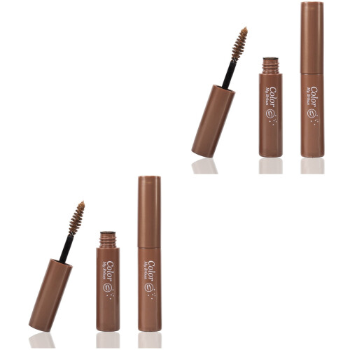 2Pcs Light Brown Eyebrow Dye Waterproof Cream 2