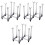 3Pcs Foldable Glass Cup Rack Grey Kitchen Storage Holder 3