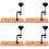 4Ensembles Mini Etaux Bois Acier Pour Travail 6
