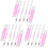 3Sets Violet Brow Mapping Tattoo Pen Plastic Eyebrow Marker Tool 2