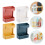 Masteelf  3 Pieces Foldable Cube Storage Bins Rack Small Item Box 9