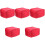 5Pcs Red Anti-Scratch Toaster Covers for Bread Maker Household Use 4