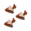 3Pcs Plastic Military Car Toy for Desktop Decoration 7