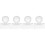 4pcs Eye Shadow Tool Multi-Purpose Blusher Press Stamp Efficient Space Management Stamper 6