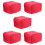 5Pcs Red Anti-Scratch Toaster Covers for Bread Maker Household Use 8