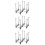 3Pcs Foldable Glass Cup Rack Grey Kitchen Storage Holder 8