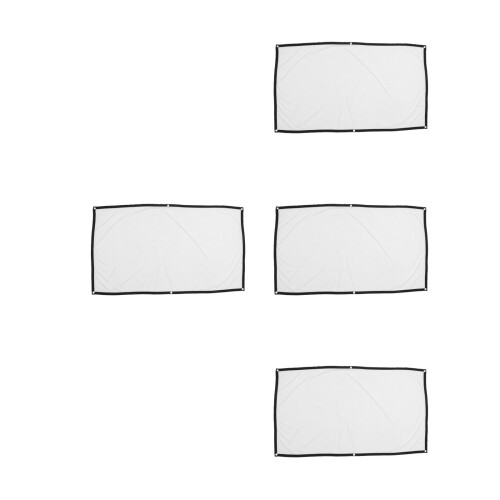 4Pcs Lightweight Foldable Projector Screen White for Camping Classroom 1