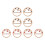 2 Sheets Christmas Tree Wall Sticker Decor Window Sticker For Showcase Christmas Tree 8