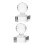 4 Pcs Eyeshadow Pressing Tool Blusher Stamp Powder Stamper 2