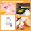 4 Pcs Eyeshadow Pressing Tool Blusher Stamp Powder Stamper 10