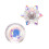 2Pièces Coupe Nail Art Cristal Transparent Multifonction Pour 11