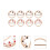 2 Sheets Christmas Tree Wall Sticker Decor Window Sticker For Showcase Christmas Tree 9
