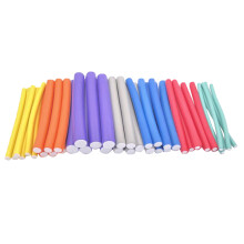 126Pcs Hair Curling Flex Rods Assorted Color Easy to Use
