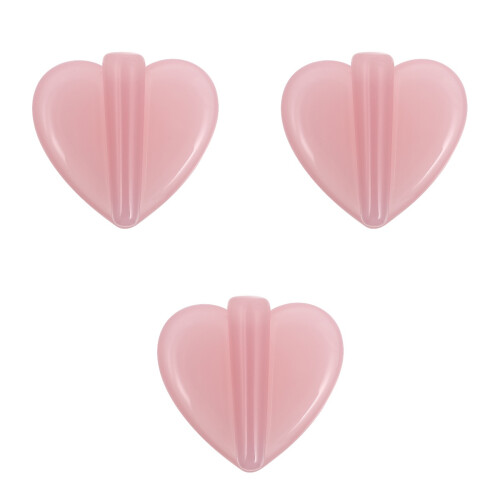 3Pcs Pink Nail Embossed Mold Frame Bending Tool for DIY Manicure Art 2