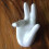9St Ocarina Display Accessoires Wit Keramisch Hand Houder 11