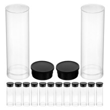 500Pcs Clear Plastic Toothbrush Head Storage Case Travel Brush Holder