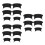 18Pcs Durable Black Pocket Liners for Pool Table Billiard Accessories 3
