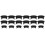 18Pcs Durable Black Pocket Liners for Pool Table Billiard Accessories 4