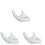 9St Ocarina Display Accessoires Wit Keramisch Hand Houder 2