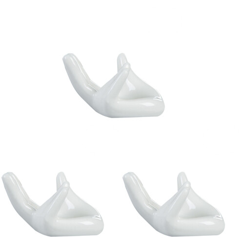 9St Ocarina Display Accessoires Wit Keramisch Hand Houder 1