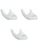 9St Ocarina Display Accessoires Wit Keramisch Hand Houder 3