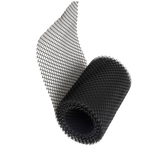 3Pcs Black Gutter Guard Mesh Durable Plastic Leaf Protection Covers 2