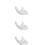 9St Ocarina Display Accessoires Wit Keramisch Hand Houder 8
