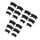 18Pcs Durable Black Pocket Liners for Pool Table Billiard Accessories 5