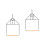 2 Sets Parrot Stand Bird Stand Birdcage Office Iron Platform 4