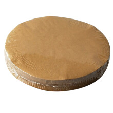300Pcs Brown Round Cake Paper Pads Premium Oil-Proof Baking Sheets
