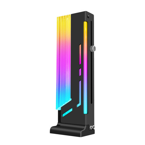 6St Computer GPU Houder Zwart Met Rgb En Ondersteuning 1
