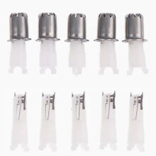 10 Pack Universal Nose Hair Trimmer Replacement Head with Comfortable Skin Contact and Easy Cleaning