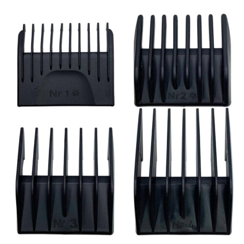 Clipper Guide Comb Set with Secure SnapOn Fit, Multiple Length Options, Universal Replacement 4pcs 2