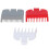 3 Pcs Hair Clipper Guards Set Red Gray White, ColorCoded Replacement Clipper Guide Combs for Trimmers 1