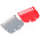 3 Pcs Hair Clipper Guards Set Red Gray White, ColorCoded Replacement Clipper Guide Combs for Trimmers 5