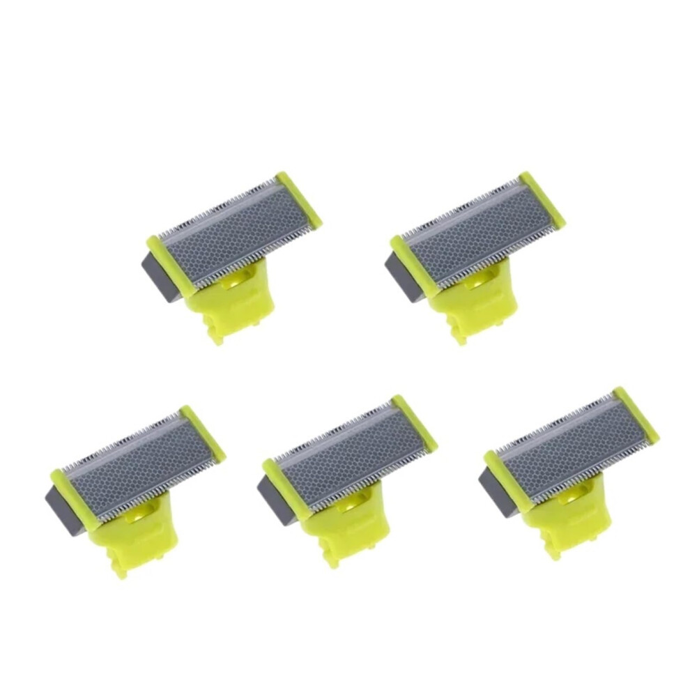 5PCS Electric Shaver Replacement Heads for Men, Washable Rechargeable Rotary Razor Blades