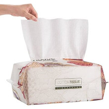 Soft Cotton Disposable Face Towel for Sensitive Skin, Dry and Wet Use Facial Cleansing Cloth