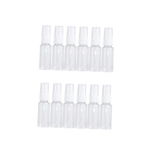 12Pcs Transparent Travel Spray Bottles Refillable Perfume Atomizer with Fine Mist Pump for Makeup