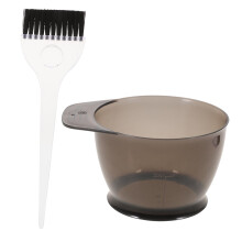 Reddish Hair Dye Kit with Mixing Bowl and Brush, Reusable Hair Coloring Tools for Home Salon