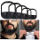 Beard Shaping Tool Kit for Men, 5PCS Goatee Shaving Templates, Precision Grooming Multiple Sizes 2