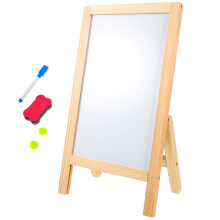 3Sets White Wooden Chalkboard Signs for Menu Message Display